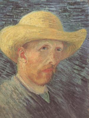 Vincent Van Gogh Self-Portrait wtih Straw Hat (nn04) oil painting image
